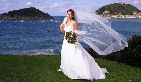 Wedding shoot in San Sebastian, Basque Country